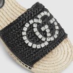 Gucci Women’s espadrille with crystal Interlocking G - Image 2
